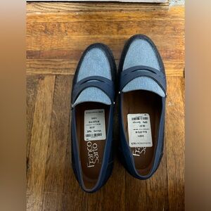 Franco Sarto worn once denim loafers